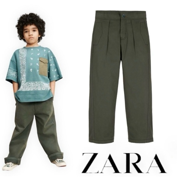 Zara Other - Zara Olive Green Kids Trousers